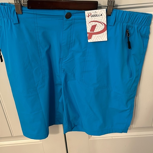 NWT Pusolla  Women’s Hiking Shorts XXL Sea Blue - Picture 1 of 8